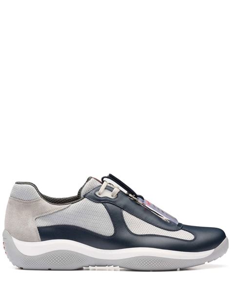 prada calf sneakers|prada america's cup shoes.